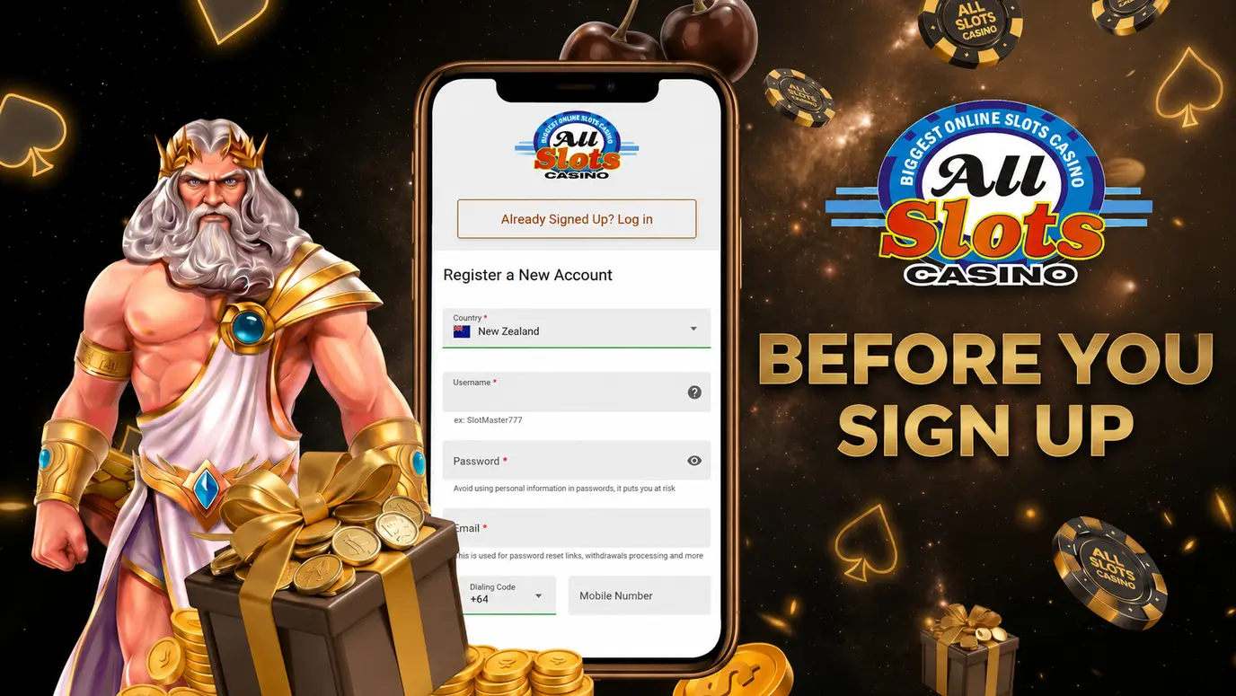 What to know before you sign up at All Slots